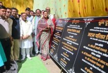 मंत्री लक्ष्मी राजवाड़े ने 18.38 करोड़ रुपए के विकास कार्यों का किया भूमिपूजन