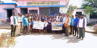 वन अग्नि सुरक्षा के लिए जागरूकता अभियान, ग्रामीणों और विद्यार्थियों ने ली संरक्षण की शपथ