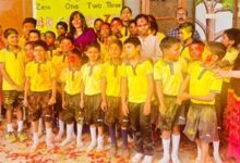 अर्पण पब्लिक स्कूल में मनाई गई हर्बल होली