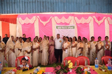 रामगढ़ में मितानिनों द्वारा आयोजित स्वास्थ्य पंचायत सम्मेलन में शामिल हुए पर्यटन एवं संस्कृति मंत्री राजेश अग्रवाल