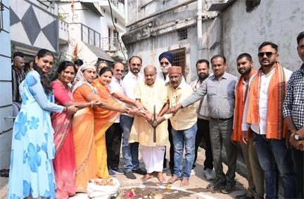 मदर टेरेसा वार्ड में विकास का नया अध्याय, विधायक पुरंदर मिश्रा के हाथों 16 लाख के कार्यों का भूमिपूजन