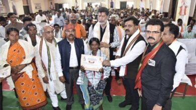 जगदलपुर के वृहद किसान सम्मेलन में उप मुख्यमंत्री विजय शर्मा हुए शामिल