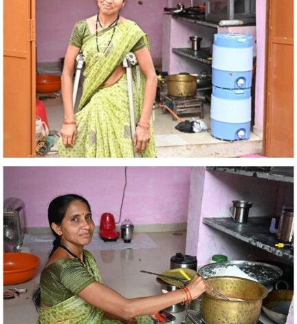 बैसाखियों के सहारे भी बुलंद हौसला : दिव्यांग  विश्नोई बनीं आत्मनिर्भरता की मिसाल