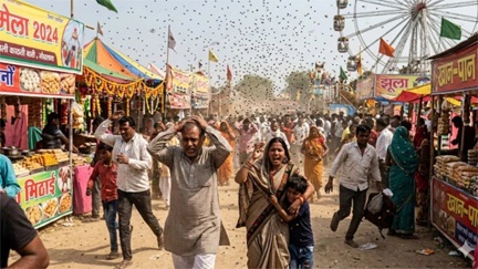 माकड़ी क्षेत्र में बड़ा हादसा: मेले में मधुमक्खियों ने मचाई अफरा-तफरी