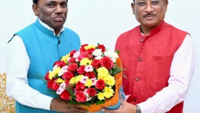 मुख्यमंत्री विष्णु देव साय से गोवा के खेल एवं जनजातीय कल्याण मंत्री रमेश तावड़कर की सौजन्य भेंट