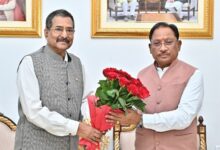 मुख्यमंत्री विष्णु देव साय से छत्तीसगढ़ राज्य पुलिस जवाबदेही प्राधिकरण के नव पदस्थ सदस्य राजीव श्रीवास्तव ने की सौजन्य भेंट