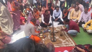 कृषि मंत्री राम विचार नेताम ने धोन्धा प्रतापपुर में किया कृषि महाविद्यालय का भूमि पूजन