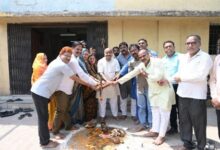 उत्तर विधानसभा क्षेत्र के लोकप्रिय विधायक पुरंदर मिश्रा ने किया लोधी पारा, पंडरी में अतिरिक्त लोधी भवन निर्माण हेतु भूमि पूजन
