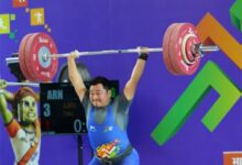 खेलो इंडिया ट्राइबल गेम्स 2026 : भारोत्तोलन के 94 किलोग्राम पुरुष वर्ग में अरुणाचल के लालू ताकू ने मारी बाजी