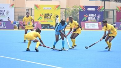 खेलो इंडिया ट्राइबल गेम्स 2026 : महिला हॉकी में एकतरफा मुकाबले