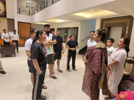 खेलों इंडिया ट्राइबल गेम्स 2026: संचालक तनुजा सलाम ने अम्बिकापुर में तैयारियों का लिया जायजा खेलों इंडिया ट्राइबल गेम्स 2026: संचालक तनुजा सलाम ने अम्बिकापुर में तैयारियों का लिया जायजा