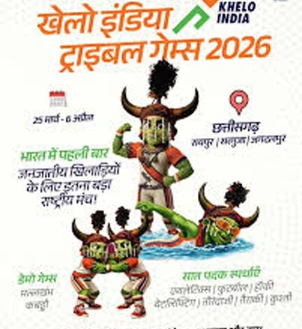 खेलो इंडिया ट्राइबल गेम्स 2026: सरगुजा में कुश्ती प्रतियोगिता का भव्य आगाज, पहले दिन दिखा रोमांचक प्रदर्शन खेलो इंडिया ट्राइबल गेम्स 2026: सरगुजा में कुश्ती प्रतियोगिता का भव्य आगाज, पहले दिन दिखा रोमांचक प्रदर्शन