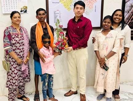 बस्तर के नन्हे ललित की आंखों में लौटी रोशनी