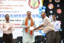 बाबा साहेब के विचारों पर चलकर ही बनेगा बेहतर समाज: स्वास्थ्य मंत्री श्याम बिहारी जायसवाल