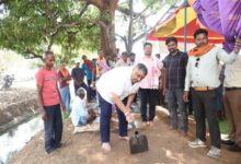 पर्यटन एवं संस्कृति मंत्री राजेश अग्रवाल ने किया 520 लाख रू. से अधिक के नहर-जलाशय जीर्णाेद्धार कार्यों का भूमिपूजन