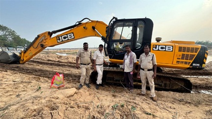 अवैध रेत परिवहन पर सख्ती अवैध रेत परिवहन पर सख्ती