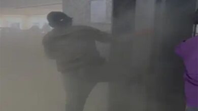 डॉल्फिन ज्वेलो अपार्टमेंट की लिफ्ट में आग, फायर ब्रिगेड मौके पर