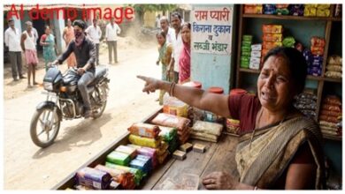 बिलासपुर के कोटा में दुकान के अंदर झपटमारी, CCTV में कैद हुई वारदात