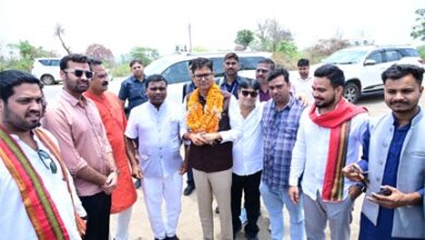 वित्त मंत्री ओपी चौधरी का कांकेर आगमन पर आत्मीय स्वागत