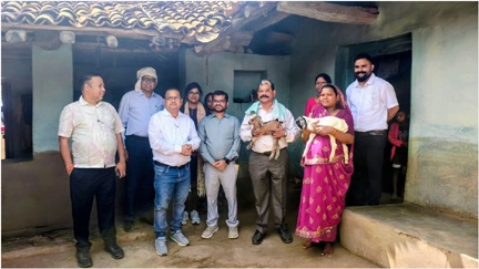 ’बिहान योजना से बदली किस्मत- बकरी पालन ने उदकुंवर भानु को बनाया लखपति दीदी’ ’बिहान योजना से बदली किस्मत- बकरी पालन ने उदकुंवर भानु को बनाया लखपति दीदी’