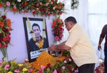 मंत्री राजेश अग्रवाल ने स्वर्गीय विवेक अंधारे को दी श्रद्धांजलि