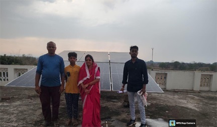 पीएम सूर्यघर योजना : राहूद के जयलाल वर्मा ने अपनाई सौर ऊर्जा, अब बिजली बिल से मिलेगी राहत