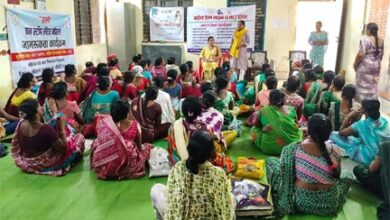 बाल विवाह मुक्त छत्तीसगढ़ अभियान के तहत महिलाओं को किया गया जागरूक