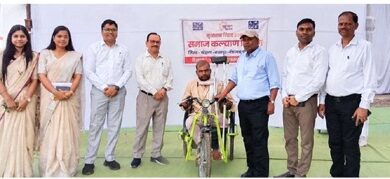 बैटरी चलित ट्राइसाइकिल बनी पुरोचन के आत्मसम्मान और आत्मनिर्भरता की नई राह