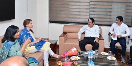 राज्य नीति आयोग और यूनिसेफ के बीच उच्चस्तरीय बैठक