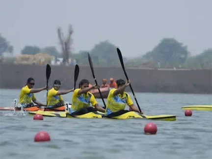 कयाकिंग-कैनोइंग में छत्तीसगढ़ की दमदार चुनौती कयाकिंग-कैनोइंग में छत्तीसगढ़ की दमदार चुनौती