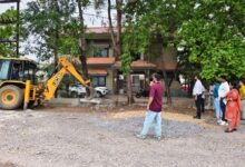 सेजबहार फेस-1 कॉलोनी की भूमि से गृह निर्माण एवं अधोसंरचना विकास मंडल ने हटाया अतिक्रमण