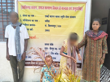 70 प्रतिशत दिव्यांग बालती बाई को मिला सुरक्षित आश्रय, घरौंदा पुनर्वास केन्द्र में हुआ प्रवेश 70 प्रतिशत दिव्यांग बालती बाई को मिला सुरक्षित आश्रय, घरौंदा पुनर्वास केन्द्र में हुआ प्रवेश