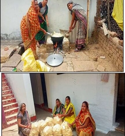 चावल पापड़ उद्योग से आत्मनिर्भरता की ओर बढ़ती हुई ग्रामीण महिलाएं