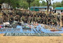 माओवादी ठिकानों पर कार्रवाई, 8 डंप जब्त