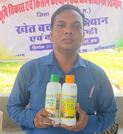 नैनो उर्वरकों के वैज्ञानिक उपयोग से बढ़ेगा उत्पादन, मिट्टी की उर्वरता भी रहेगी सुरक्षित नैनो उर्वरकों के वैज्ञानिक उपयोग से बढ़ेगा उत्पादन, मिट्टी की उर्वरता भी रहेगी सुरक्षित