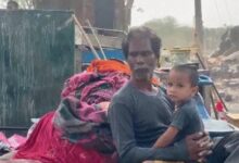 नकटी में उजड़े आशियाने, खुले आसमान के नीचे गुजरी रात