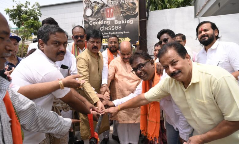 उत्तर विधानसभा क्षेत्र में विकास को मिली नई गति: विधायक पुरन्दर मिश्रा ने किया विभिन्न निर्माण कार्यों का भूमिपूजन