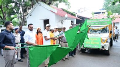 वित्त मंत्री ओपी चौधरी ने निःशुल्क पौधा वितरण वैन को दिखाई हरी झंडी