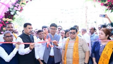 वित्त मंत्री ओपी चौधरी ने किया जीके इलेक्ट्रिक शोरूम का शुभारंभ