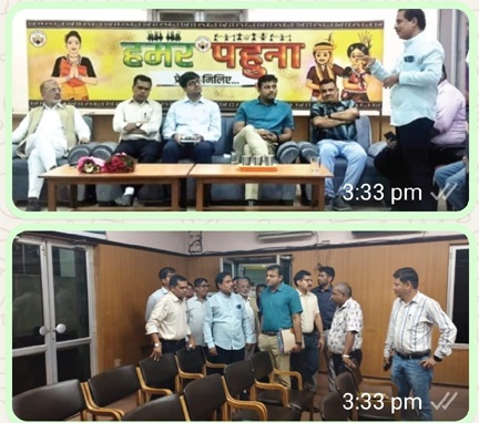 रजत बंसल-संबित मिश्रा ने देखा प्रेस क्लब कायाकल्प प्लान