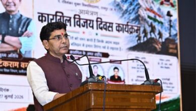 कारगिल के वीरों का बलिदान देश की भावी पीढ़ियों के लिए सदैव प्रेरणापुंज रहेगा: उच्च शिक्षा मंत्री टंक राम वर्मा