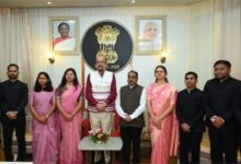 राज्यपाल से प्रशिक्षु डिप्टी कलेक्टरों ने की सौजन्य मुलाकात