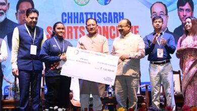 मुख्यमंत्री विष्णु देव साय छत्तीसगढ़ में पहली बार आयोजित स्पोर्ट्स कॉन्क्लेव में हुए शामिल