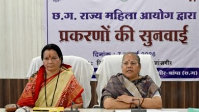 छत्तीसगढ़ राज्य महिला आयोग की अध्यक्ष डॉ. किरणमयी नायक ने की जनसुनवाई छत्तीसगढ़ राज्य महिला आयोग की अध्यक्ष डॉ. किरणमयी नायक ने की जनसुनवाई