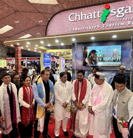 ट्रैवल एंड टूरिज्म फेयर कोलकाता-2026 में छत्तीसगढ़ पर्यटन का दमदार प्रदर्शन, वैश्विक पर्यटन मानचित्र पर मजबूत हुई पहचान ट्रैवल एंड टूरिज्म फेयर कोलकाता-2026 में छत्तीसगढ़ पर्यटन का दमदार प्रदर्शन, वैश्विक पर्यटन मानचित्र पर मजबूत हुई पहचान