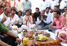 केंद्रीय राज्य मंत्री तोखन साहू और उप मुख्यमंत्री अरुण साव ने 10 करोड़ के कार्यों का किया भूमिपूजन