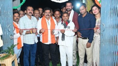 खैरागढ़ के ग्राम खौड़ा में नवनिर्मित पंचायत भवन का उप मुख्यमंत्री  विजय शर्मा ने किया लोकार्पण