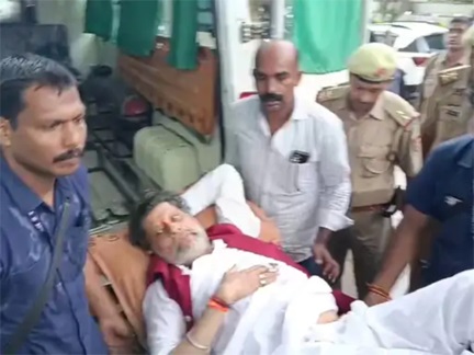 BJP प्रदेश अध्यक्ष किरण देव हादसे में जख्मी BJP प्रदेश अध्यक्ष किरण देव हादसे में जख्मी