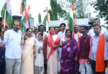 हर घर तिरंगा अभियान: मंत्री लक्ष्मी राजवाड़े की अगुवाई में निकली भव्य तिरंगा यात्रा हर घर तिरंगा अभियान: मंत्री लक्ष्मी राजवाड़े की अगुवाई में निकली भव्य तिरंगा यात्रा