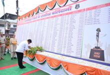श्यामगिरी में शहीद पूर्व विधायक स्व. भीमा मंडावी को उप मुख्यमंत्री विजय शर्मा और वन मंत्री केदार कश्यप ने दी श्रद्धांजलि